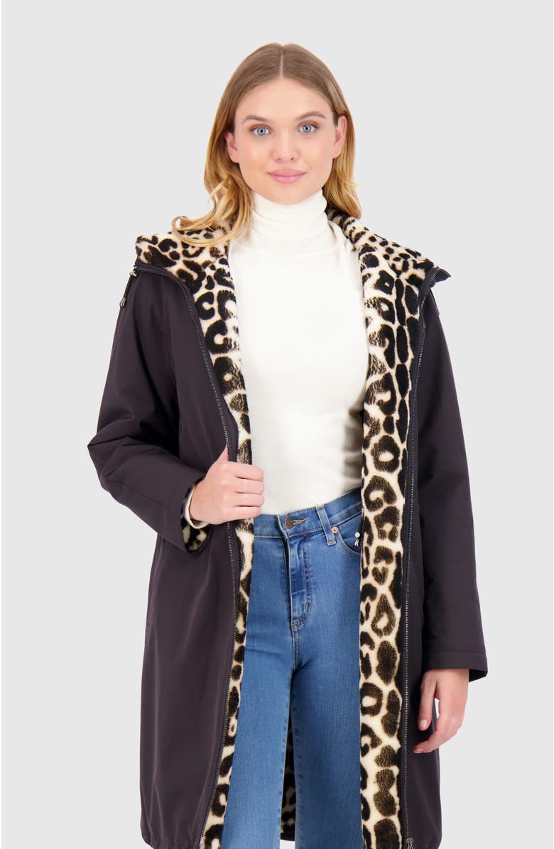 GORSKI Genuine Shearling Parka Reversible To Nylon, Main, color, 