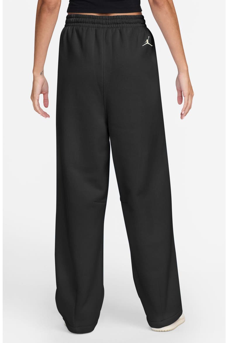 Sportswear Wide Leg Sweatpants, Alternate, color, BLACK/ SAIL