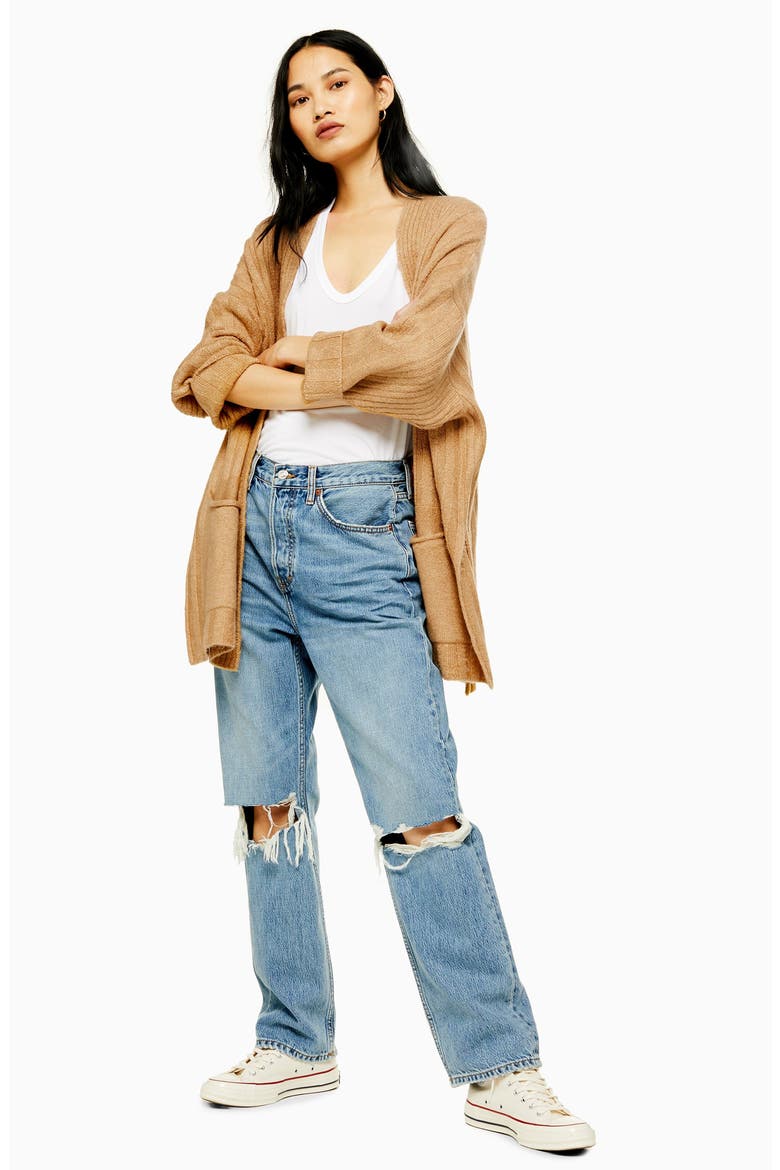 Long Cardigan, Alternate, color, CAMEL