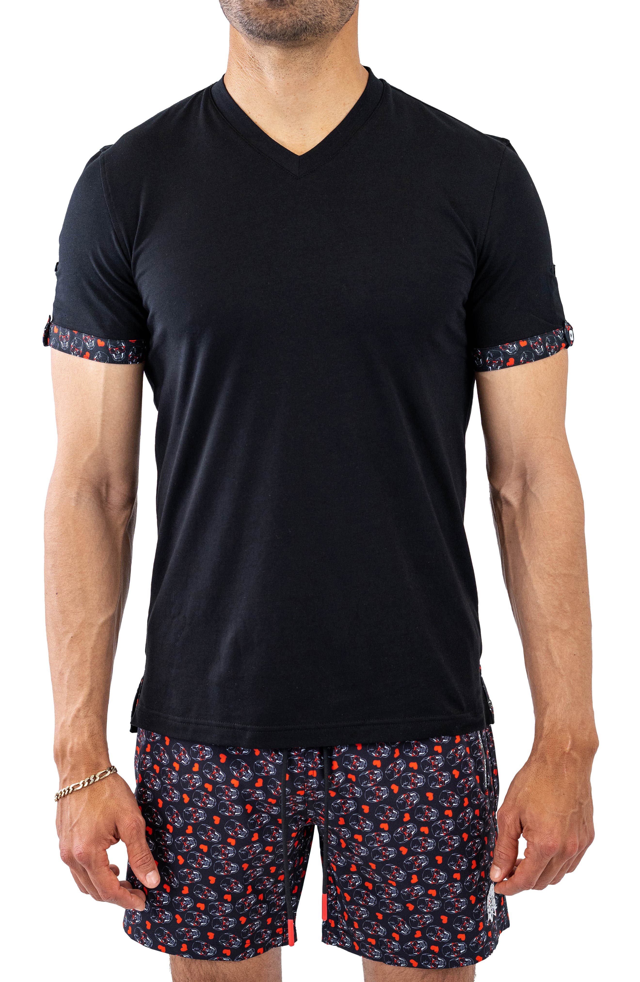 Maceoo Vivaldi V-Neck T-Shirt