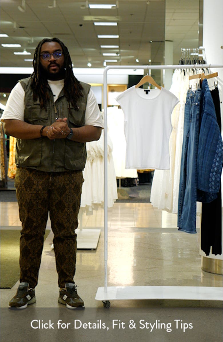 Extended Shoulder Sleeveless Top, sales video thumbnail