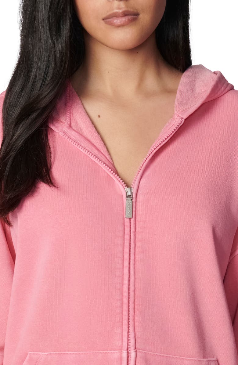 Florence by Mills Oversized Front Zip Hoodie, Alternate, color, Washed Aurora