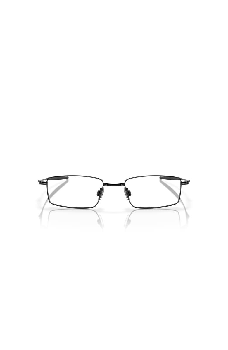 Oakley 53mm Rectangle optical glasses, Alternate, color, Black