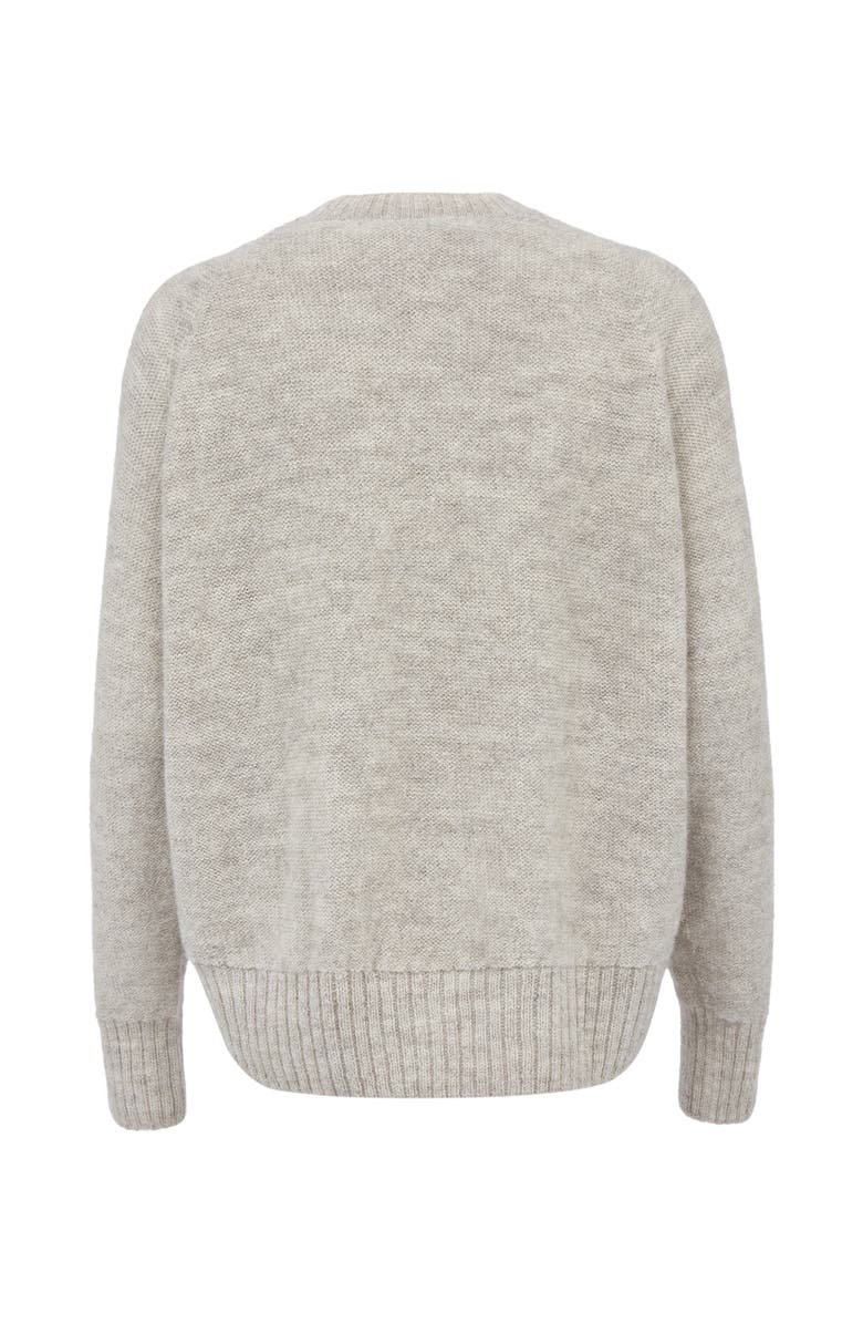 Celtic & Co. Wool Cable Zip Cardigan, Alternate, color, 