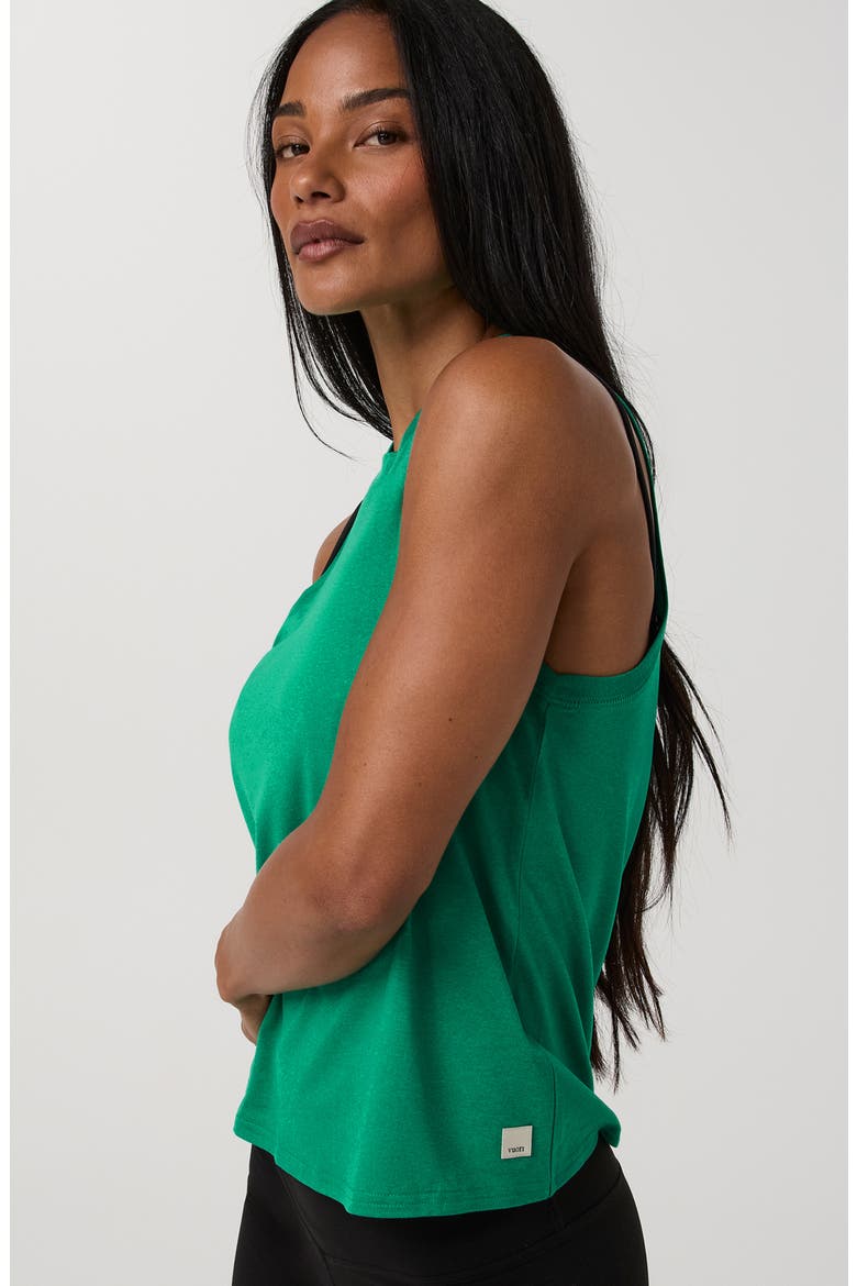 Energy Top Long, Alternate, color, EMERALD HEATHER