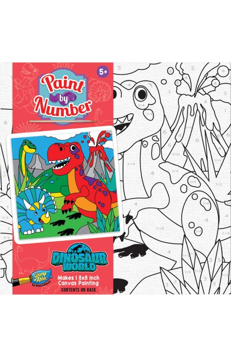 Dinosaur World - Paint by Number Kids