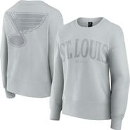 FANATICS Women's Fanatics Gray St. Louis Blues Elements Flow Pullover Sweatshirt