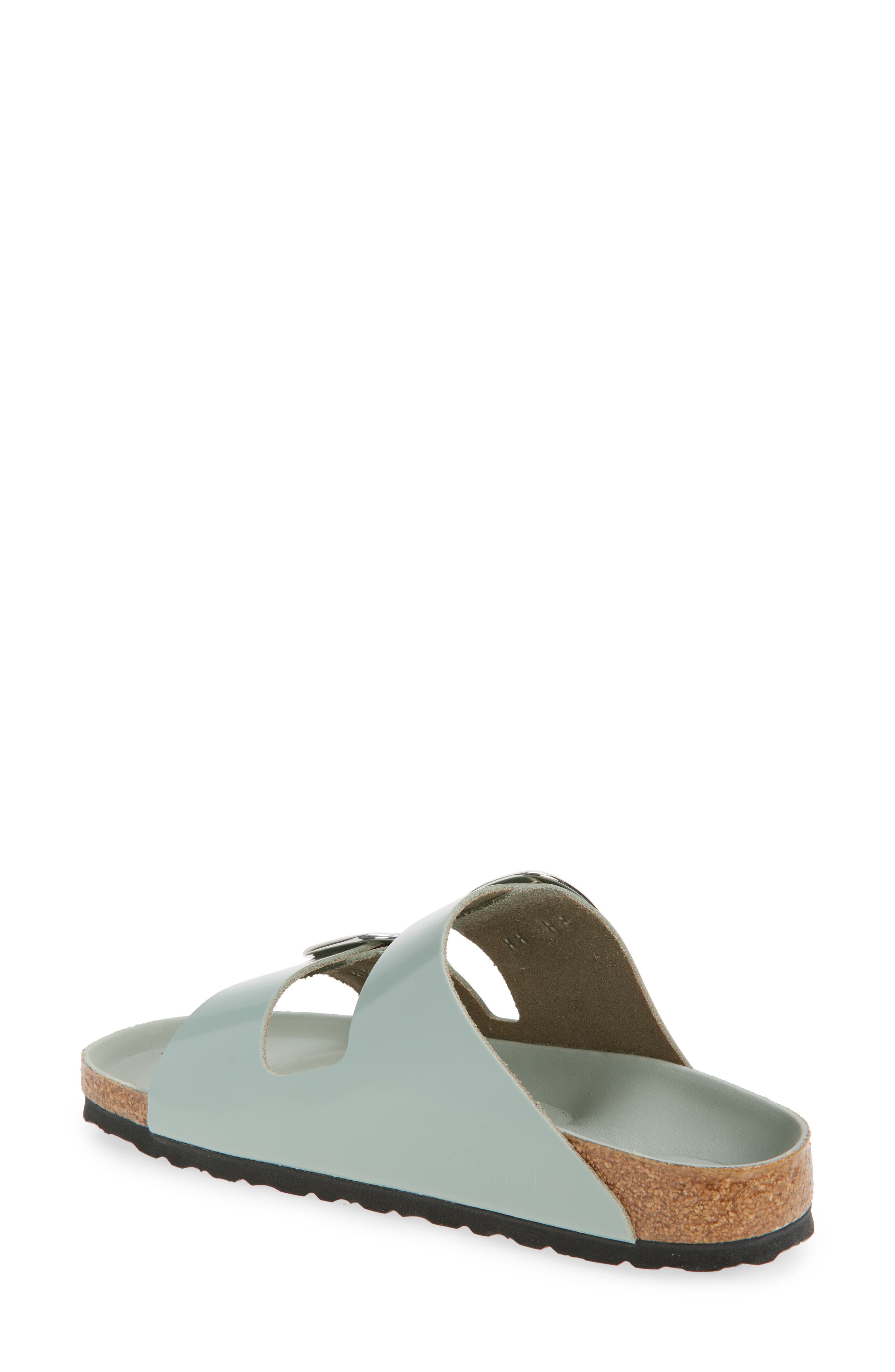 Arizona Big Buckle Slide Sandal, Alternate, color, PURE SAGE HIGH SHINE