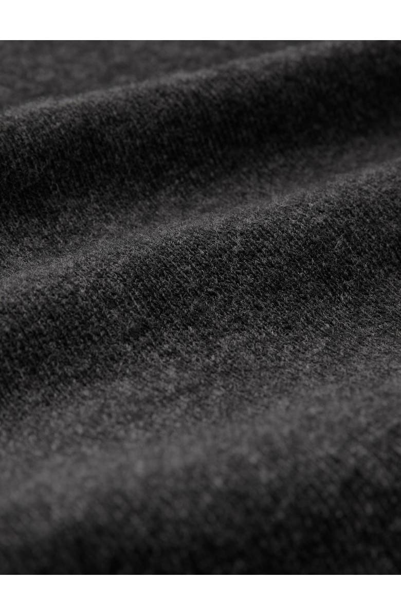 Celtic & Co. Geelong Wool Slouch V-Neck Sweater, Alternate, color, Charcoal