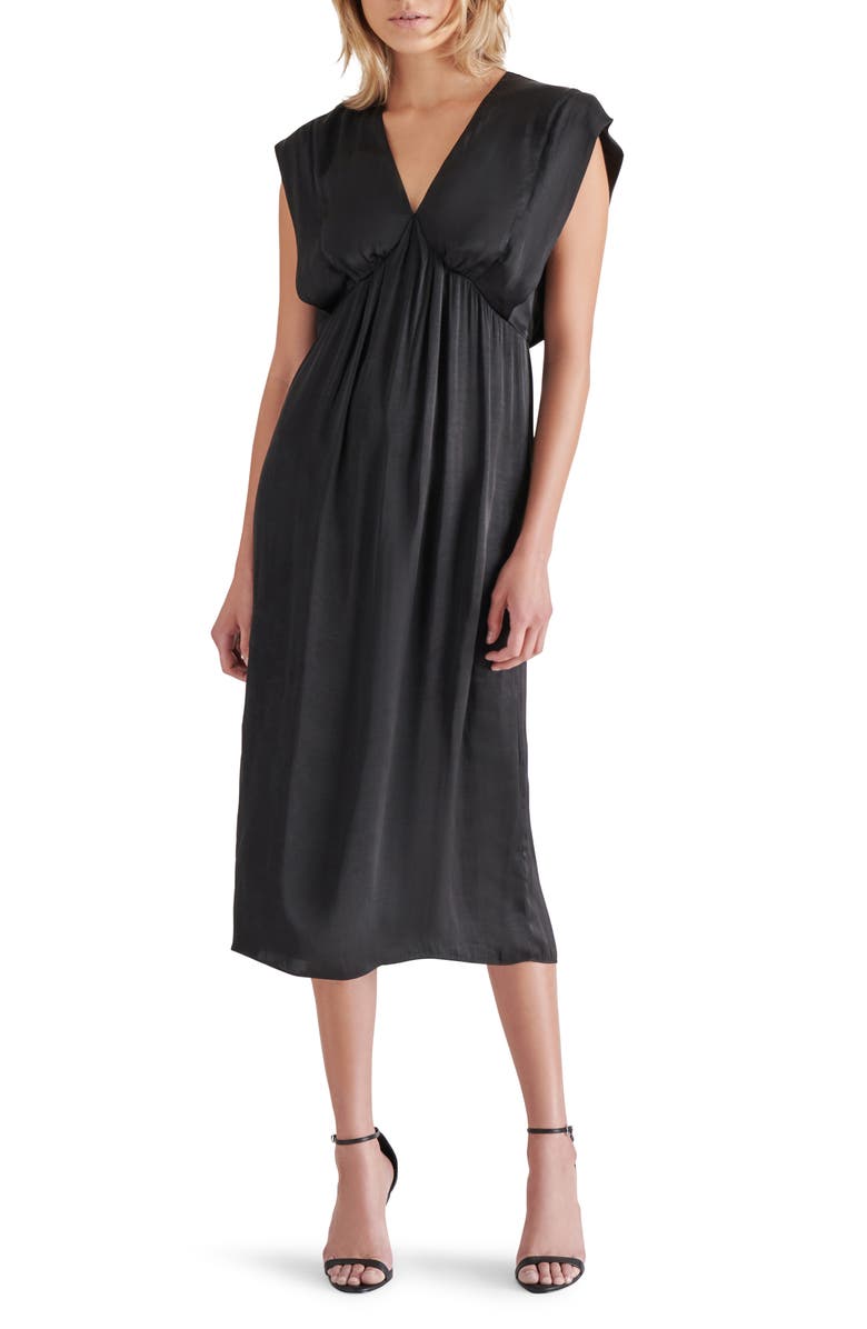 Steve Madden Satin Babydoll Dress, Main, color, 