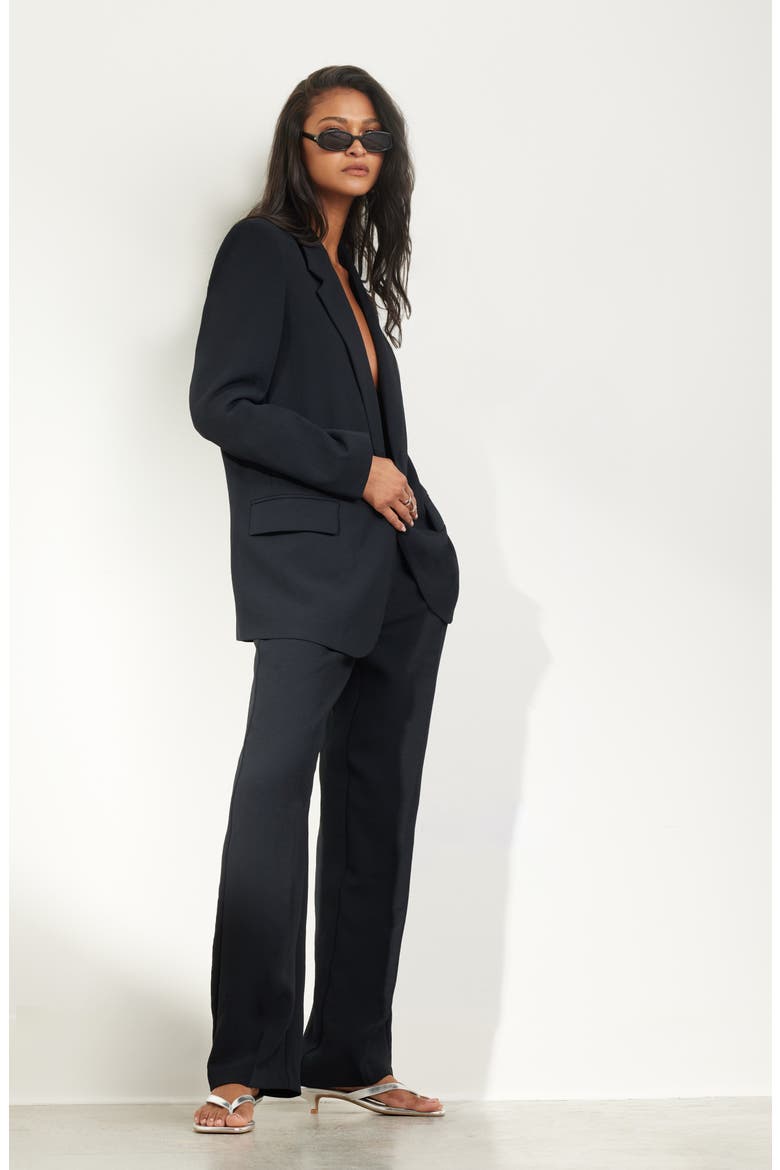 The Curator Relaxed Blazer, Alternate, color, BLACK