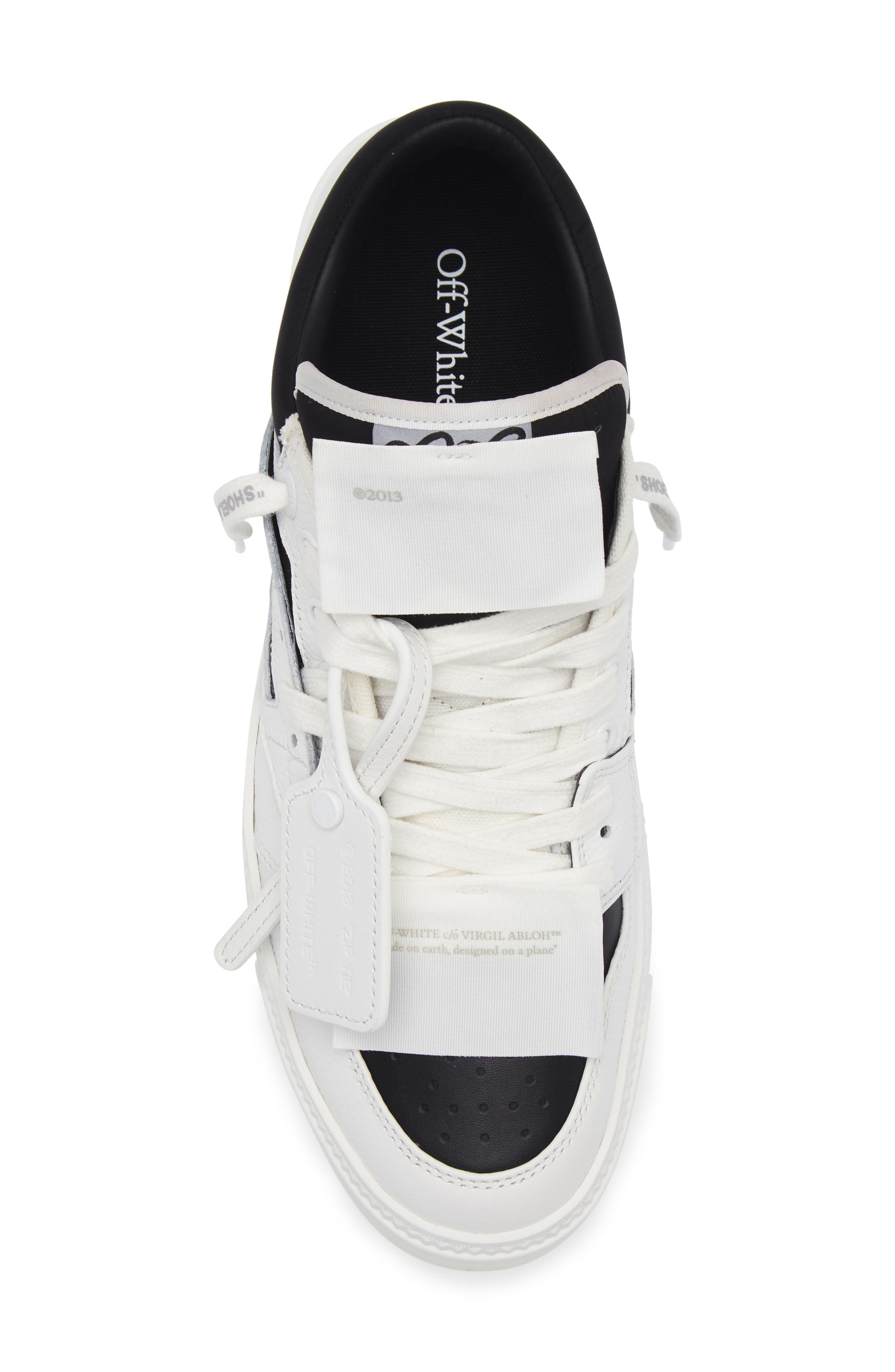 Off-White Low 3.0 Off Court Sneaker, Alternate, color, White - Black