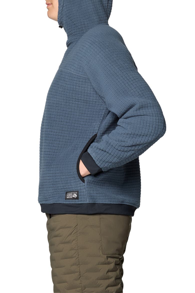 Summit Grid Big Grid Hoodie, Alternate, color, MOON BLUE