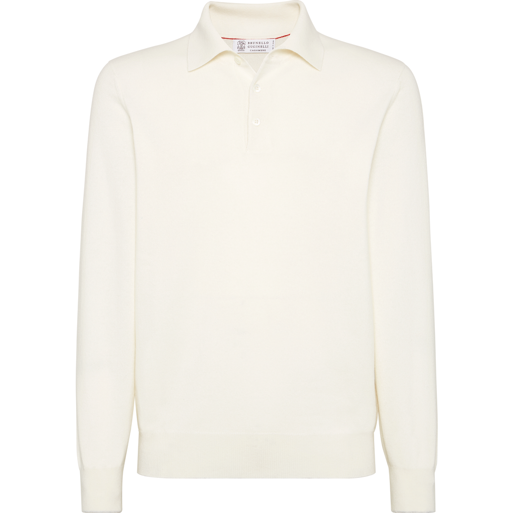 Brunello Cucinelli Polo-style Sweater In Neutral