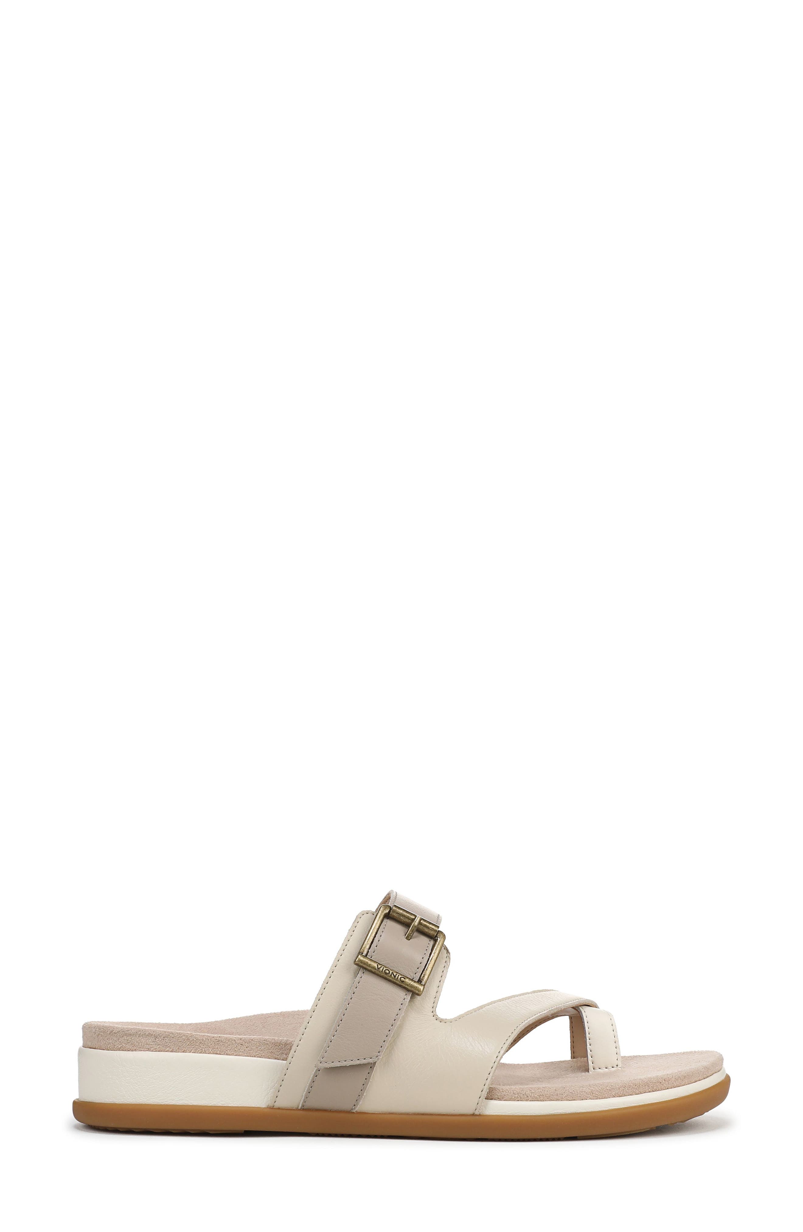 Vionic Carmela Platform Sandal, Alternate, color, Ivory Multi Leather