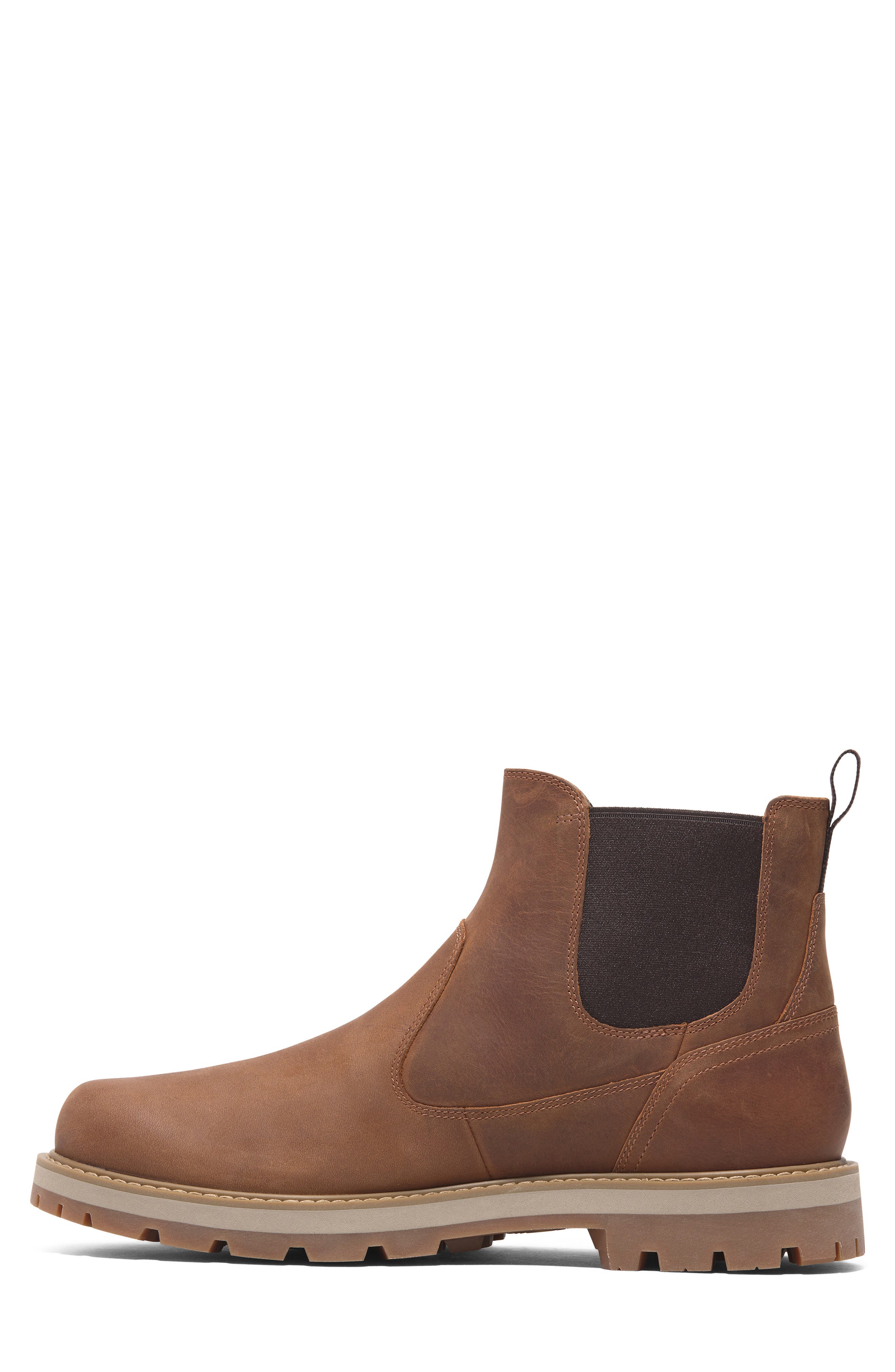 Timberland Britton Road Mid Chelsea Boot, Alternate, color, Rust Full Grain