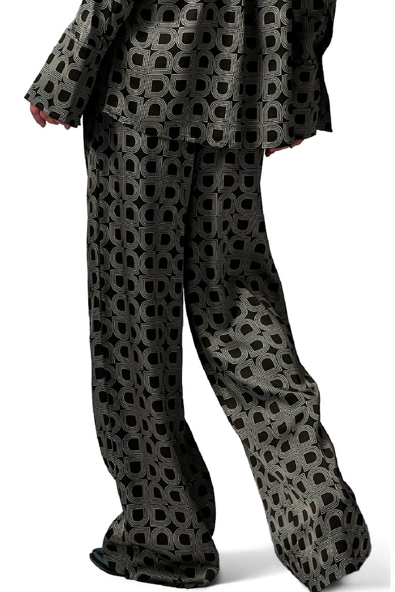 Phoebe Fluid Trouser, Alternate, color, Black