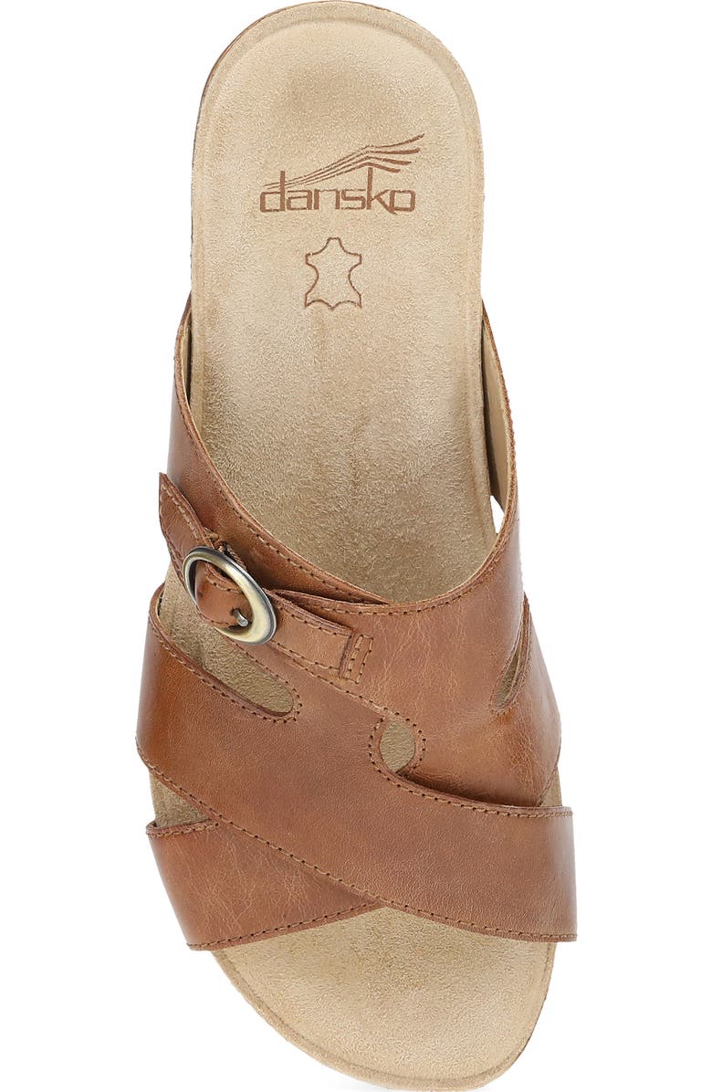 Dansko Regan Slide Sandal, Alternate, color, Toffee