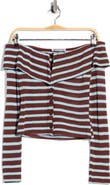 Princess Polly Raelena Off Shoulder Long Sleeve Top
