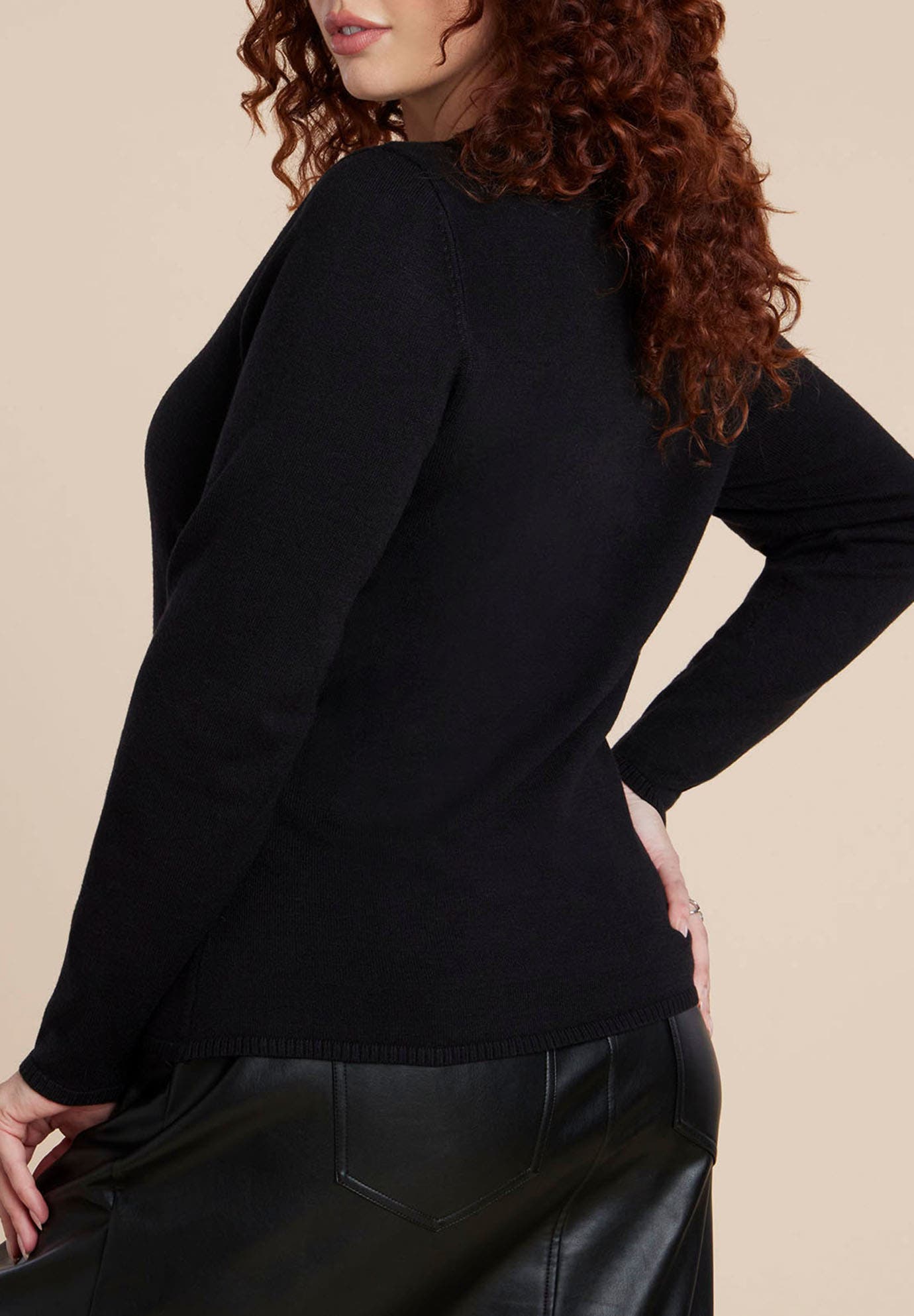 Heart Cut Out Sweater - image 2
