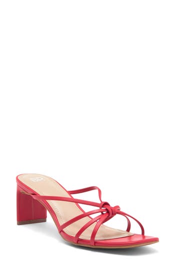 Bp. Karsyn Strappy Slide Sandal In Red