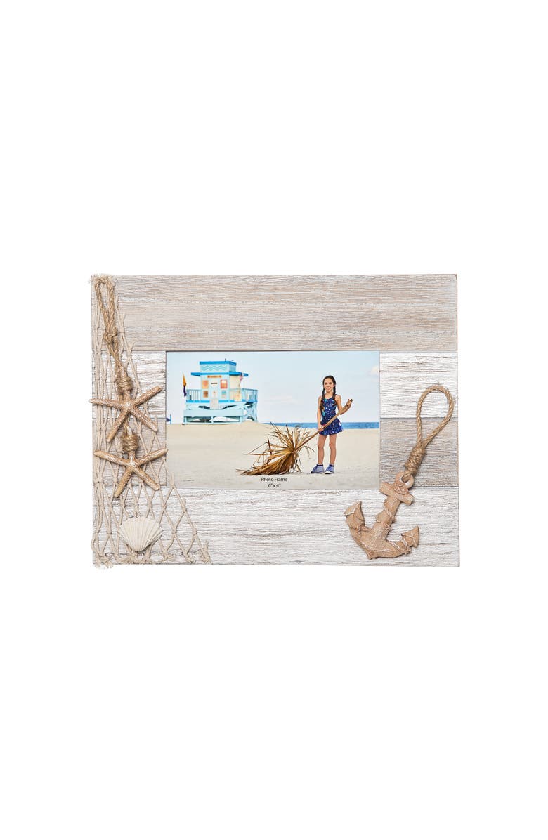 Beachcombers Net/Anchor Horizontal Frame, Main, color, Brown