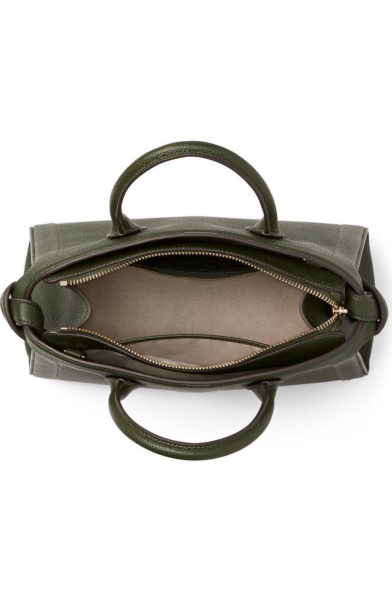 Kate Spade New York medium knott pebbled leather satchel, Alternate, color, Bonsai Tree