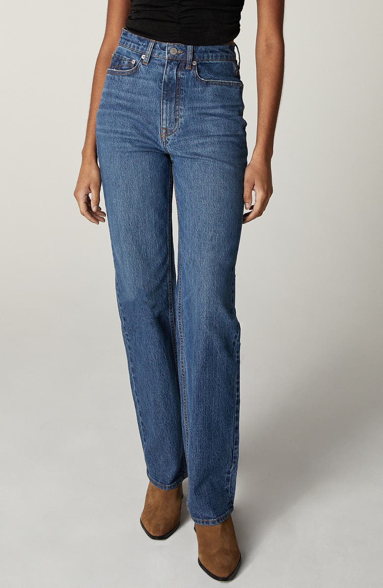 Unpublished Rae Wilshire Straight Leg Jeans, Main, color, Dark Blue