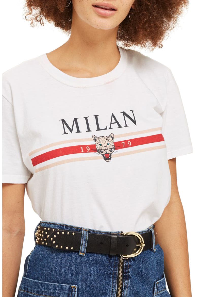 Ellena Circle & Stud Embellished Leather Belt, Alternate, color, BLACK