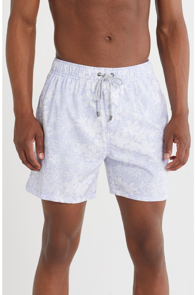 4-Way Stretch Volley Swim Trunks, Main, color, VIOLET
