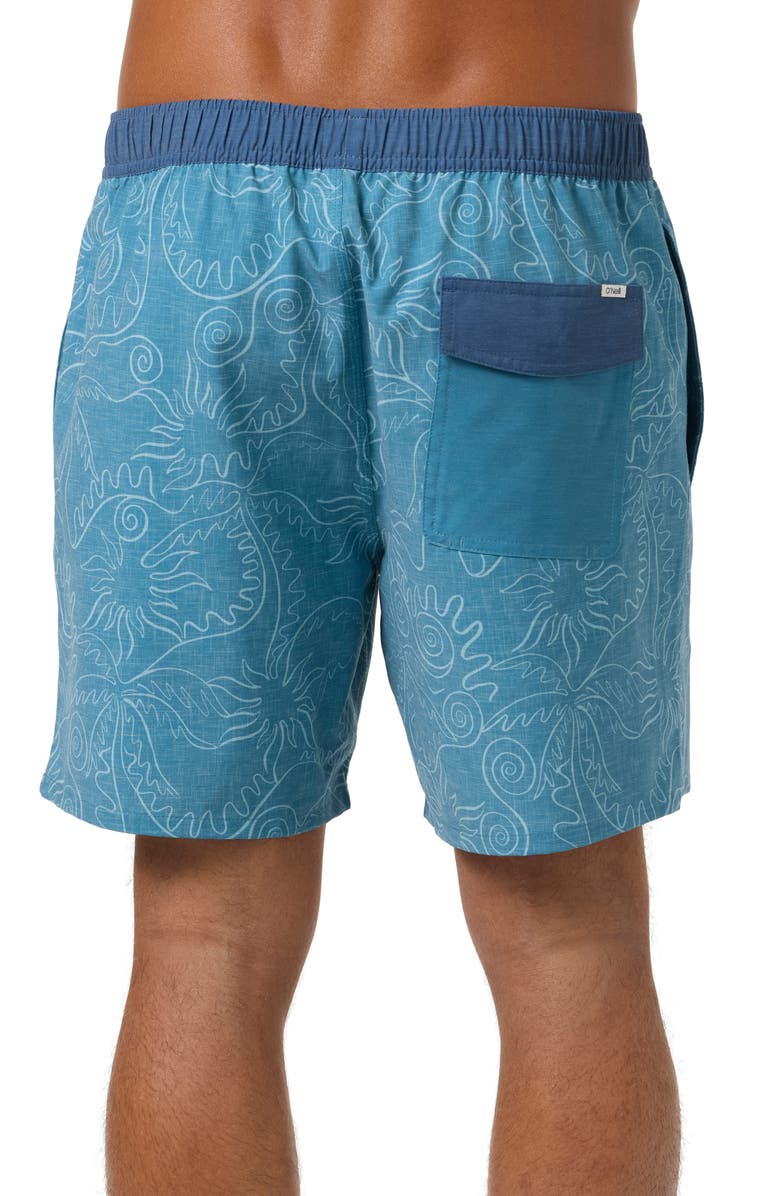 O'Neill OG Volley Swim Trunks, Alternate, color, Aegean Blue