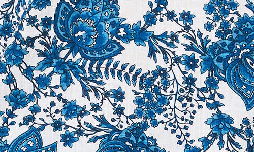 Cece Printed Puff Sleeve Top In Multi