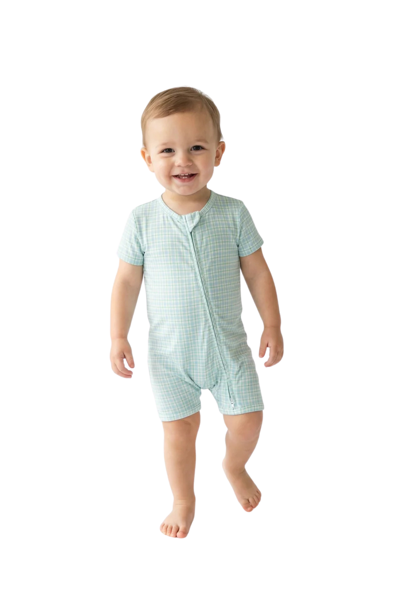 Motette Short Sleeve and Shorts Buttery Soft Sleeper, Main, color, Bluegrass Picnic