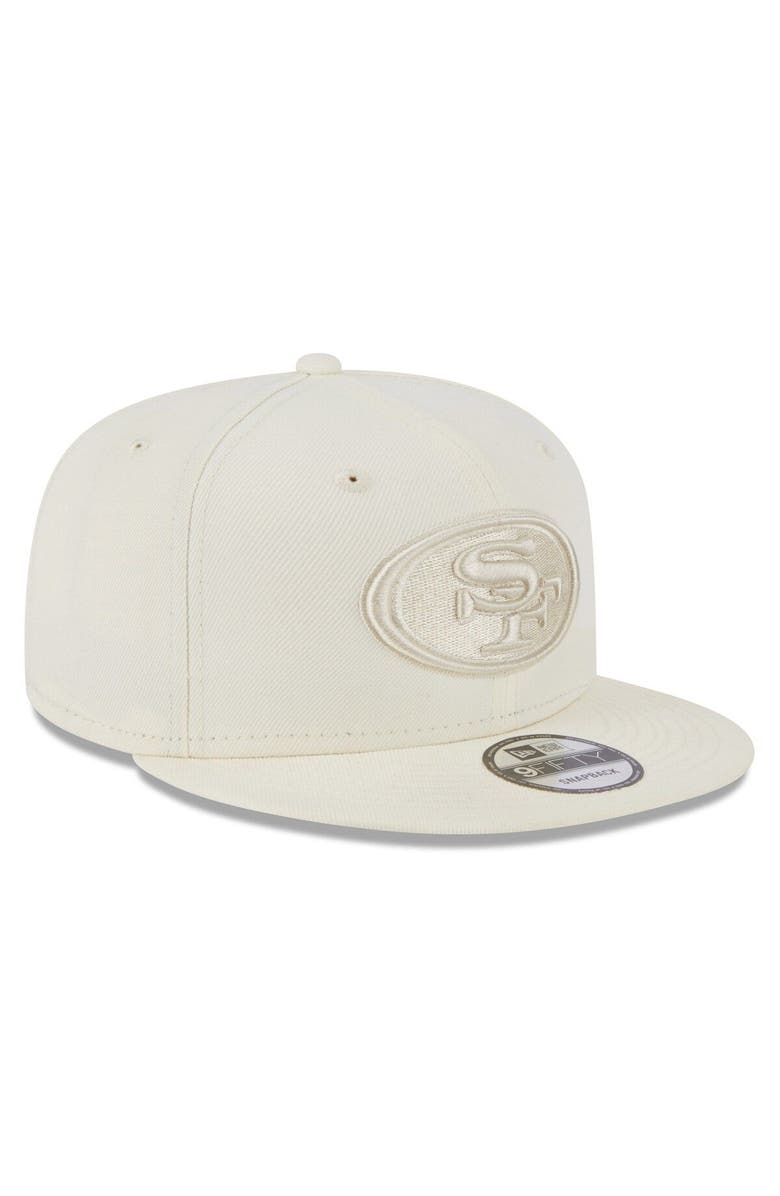 New Era Men's New Era Cream San Francisco 49ers Color Pack 9FIFTY Snapback Hat, Alternate, color,
