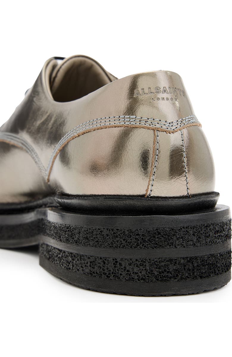 AllSaints Escher Plain Toe Derby, Alternate, color,