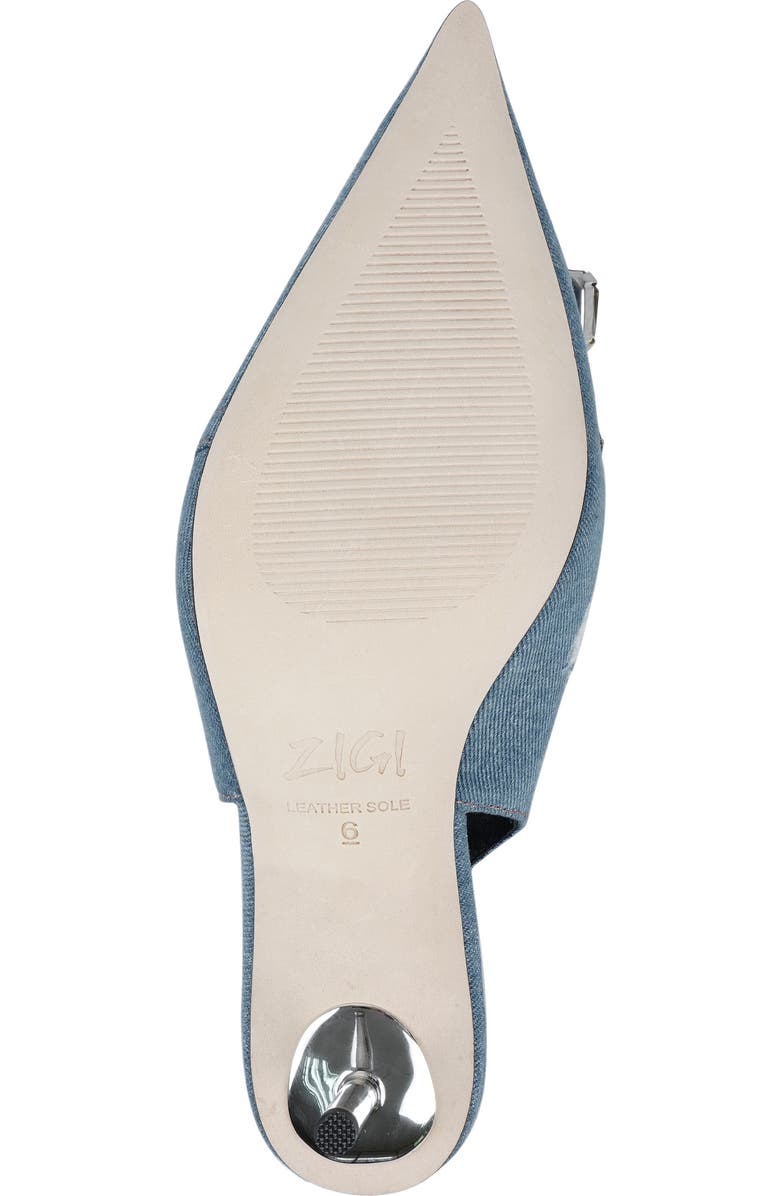 ZIGI Rossy Pointed Toe Slingback Pump, Alternate, color, Denim