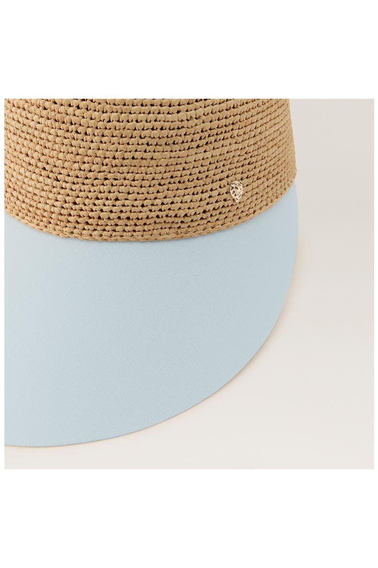 Raffia & Cotton Baseball Cap, Alternate, color, NATURAL/ BREEZE