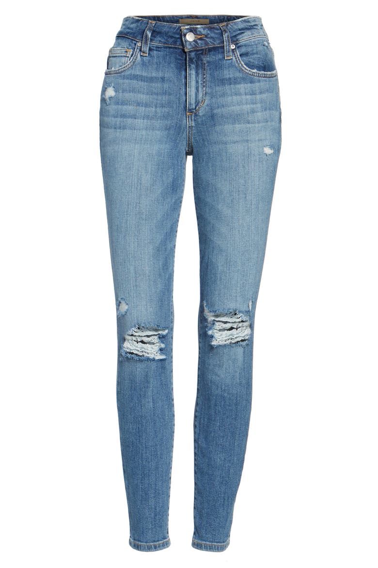 The Icon Skinny Ankle Jeans, Alternate, color, MIDGE