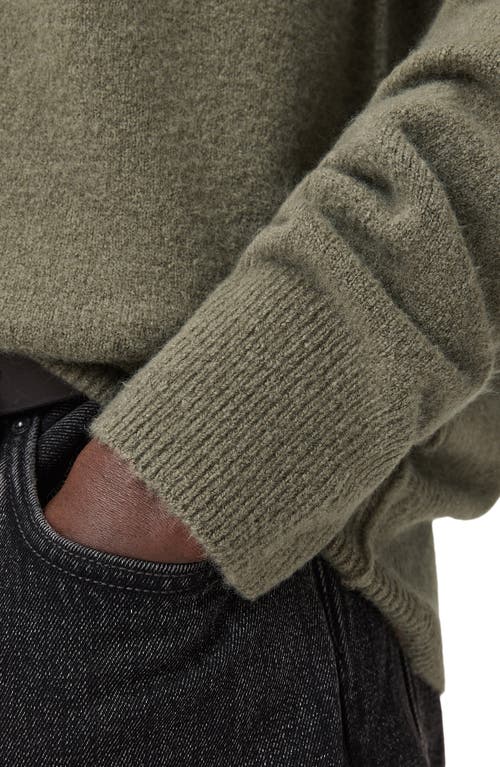 Allsaints Patern Crewneck Sweater In Green