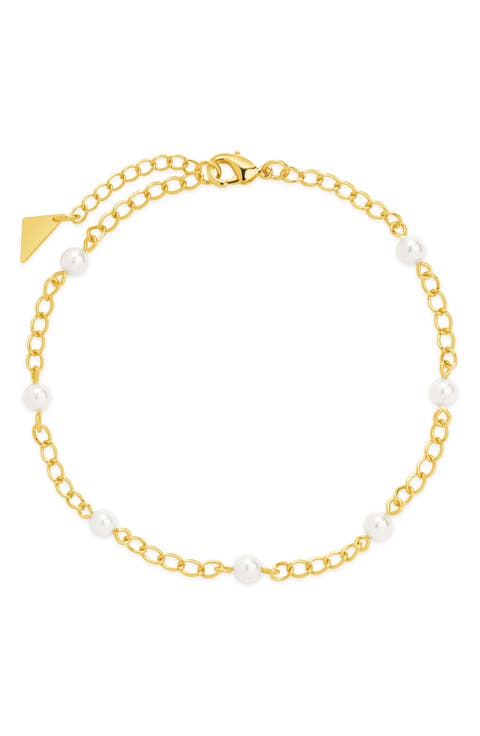 Coast Imitation Pearl Anklet