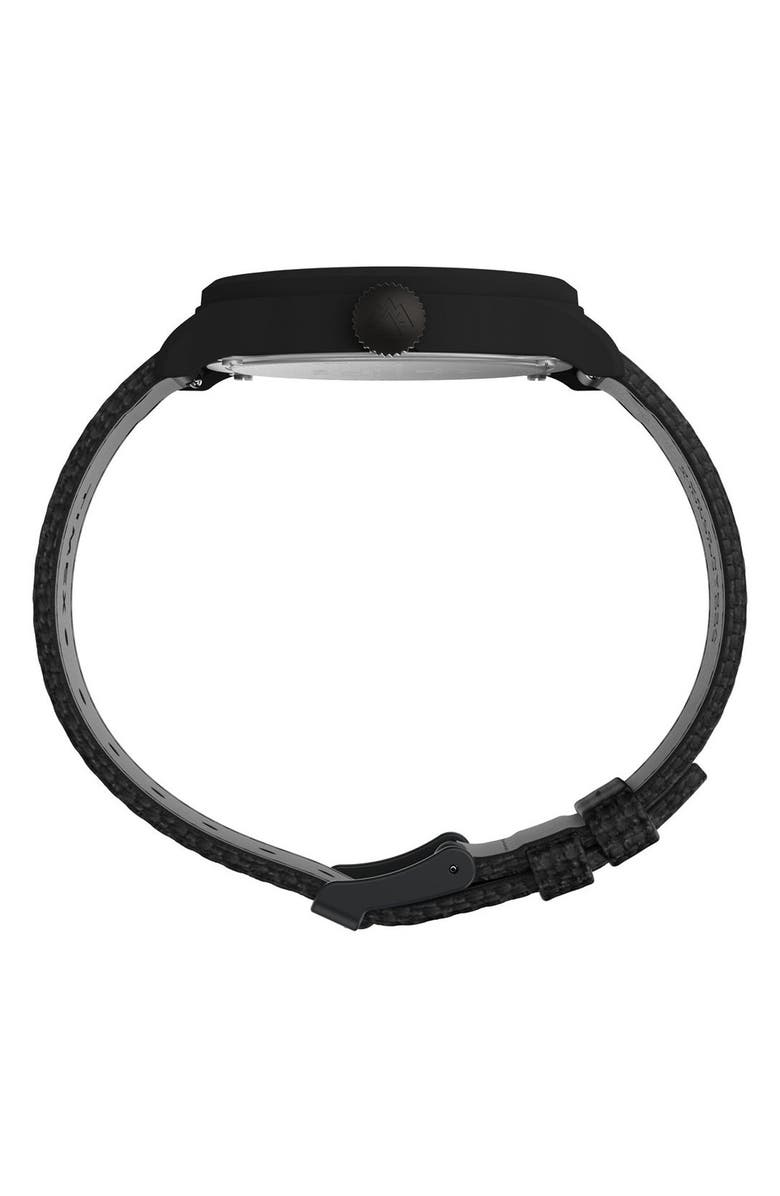Timex<sup>®</sup> Expedition North<sup>®</sup> Traprock Recycled Textile Strap Watch, 43mm, Alternate, color,