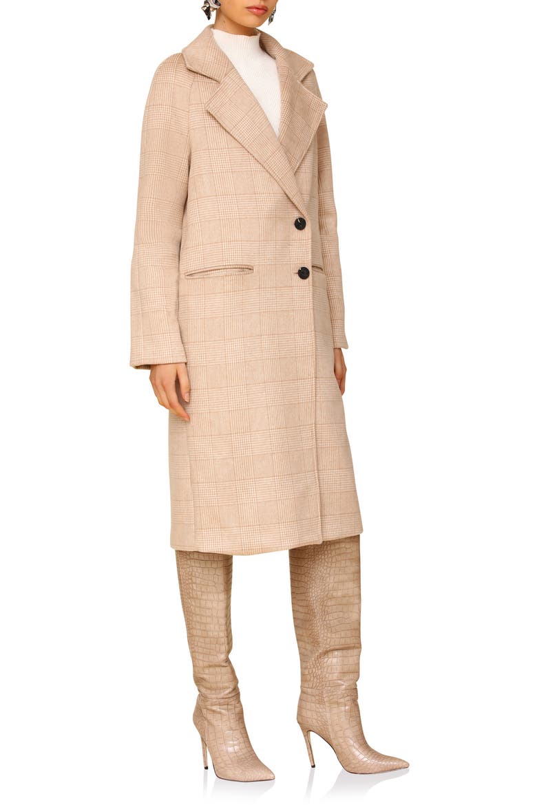 Walker Raglan Coat, Alternate, color, SOFT BROWN PLAID