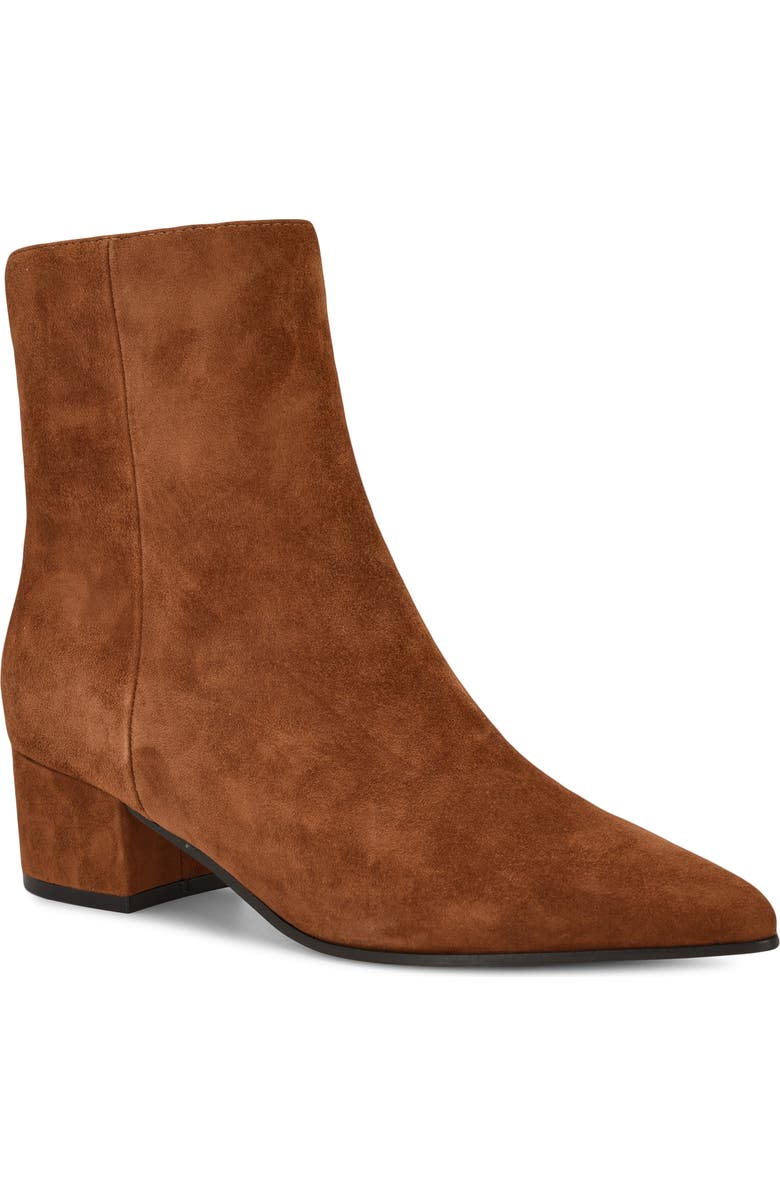 Nine West Maribu Pointed Toe Bootie, Main, color, Dark Natural
