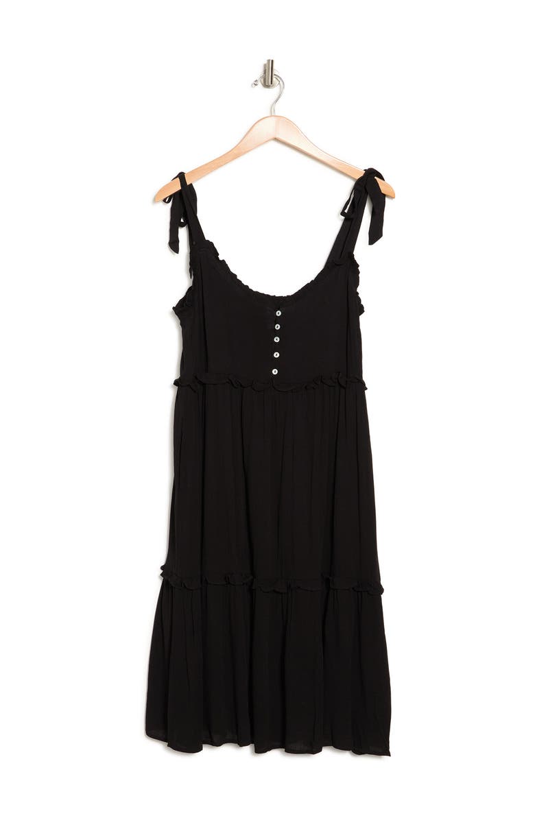 WISHLIST Tie Strap Tank Dress, Alternate, color, 