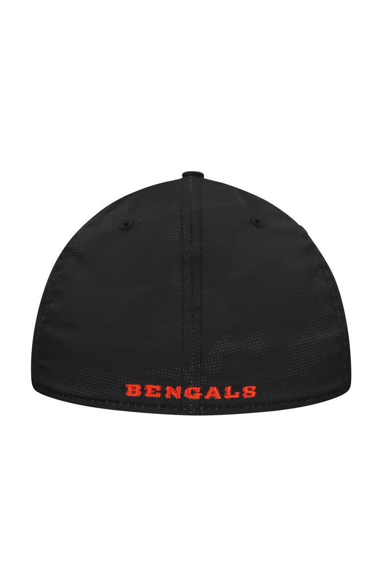 New Era Men's New Era Black Cincinnati Bengals Tonal Camo 39THIRTY Stretch Fit Hat, Alternate, color, Black