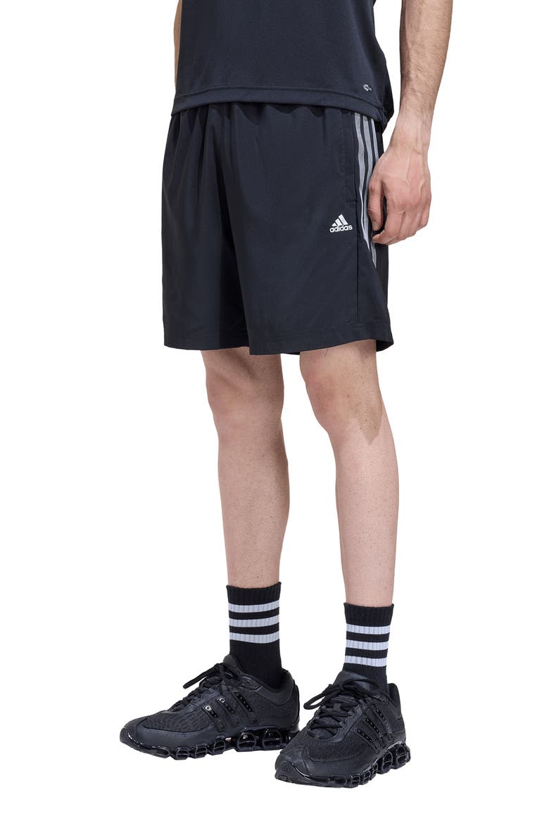 Lightweight Regular Fit Drawstring Shorts, Main, color, BLACK
