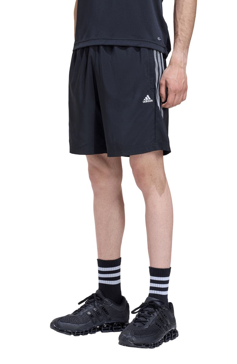 adidas Lightweight Regular Fit Drawstring Shorts, Main, color, Black