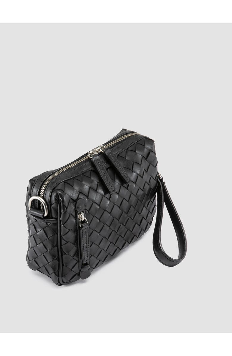 Officine Creative Armor 023 Beauty Clutch, Alternate, color, Black