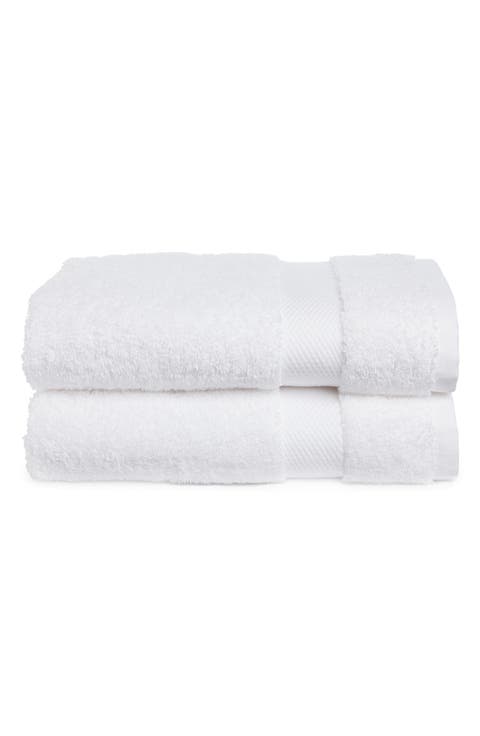 Plush Set of 2 Organic Cotton Hand Towels