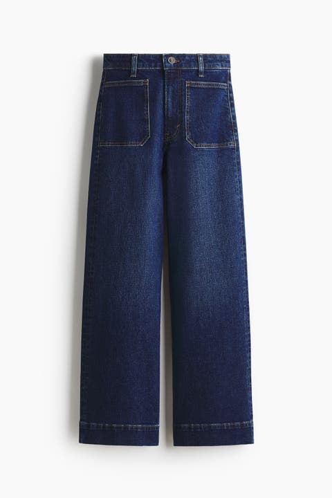 Wide High Jeans